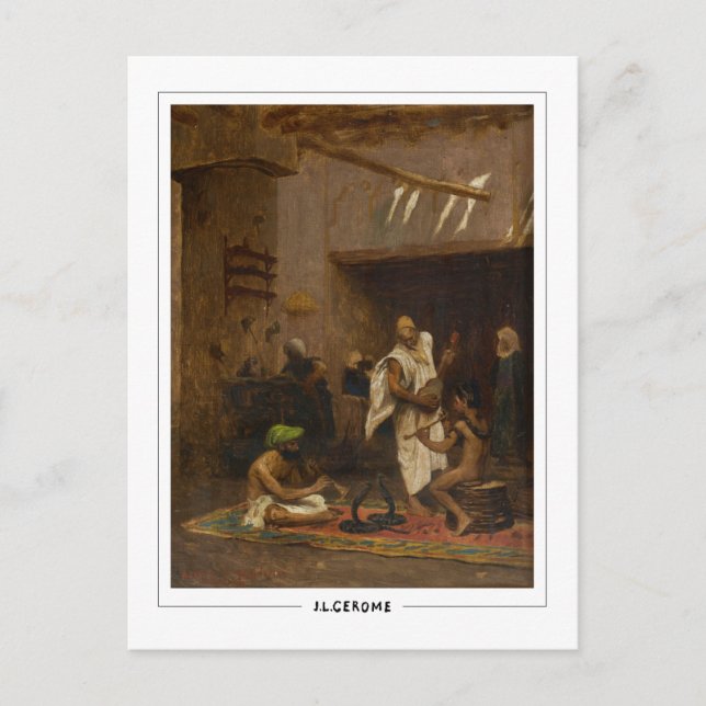 Jean-Léon Gérôme #264 - Fine Art Postcard Vykort (Framsida)