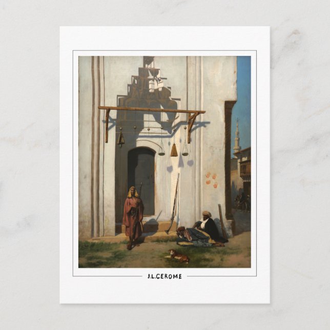 Jean-Léon Gérôme #266 - Fine Art Postcard Vykort (Framsida)