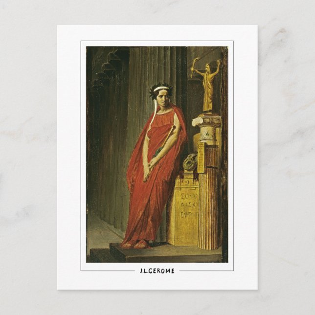 Jean-Léon Gérôme #272 - Finkonst Postkort Vykort (Framsida)