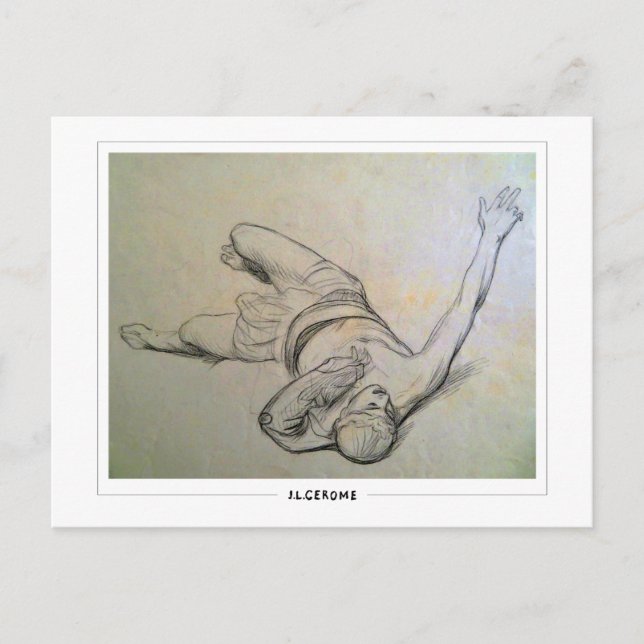 Jean-Léon Gérôme #307 - Fine Art Postcard Vykort (Framsida)