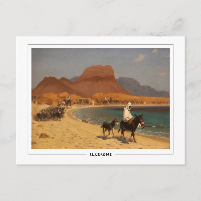 Jean-Léon Gérôme #332 - Fine Art Postcard Vykort (Framsida)