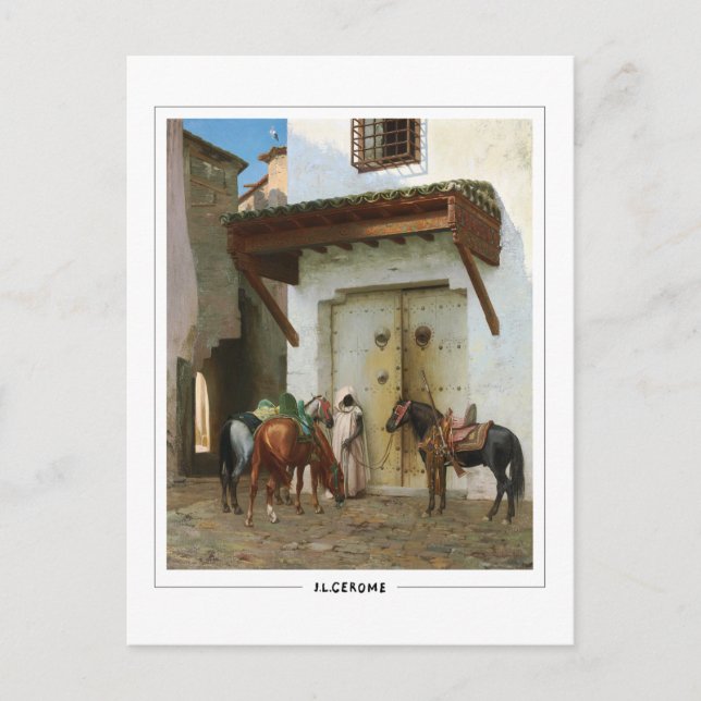 Jean-Léon Gérôme #37 - Fine Art Postcard Vykort (Framsida)