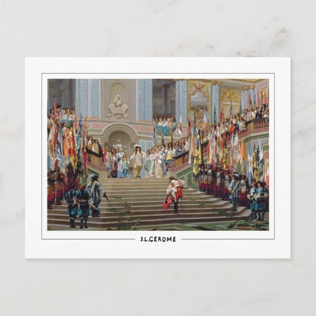 Jean-Léon Gérôme #42 - Fine Art Postcard Vykort (Framsida)