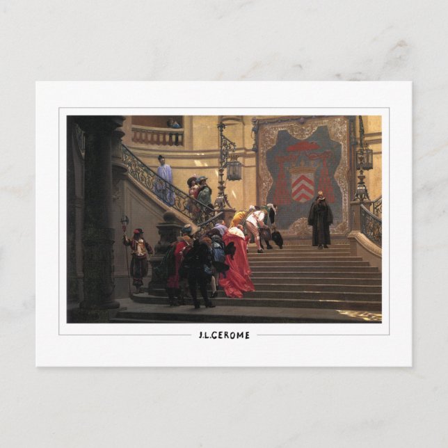 Jean-Léon Gérôme #61 - Fine Art Postcard Vykort (Framsida)