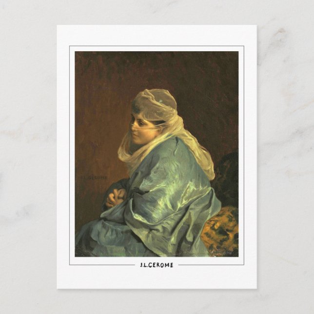 Jean-Léon Gérôme #7 - Konstkort Vykort (Framsida)