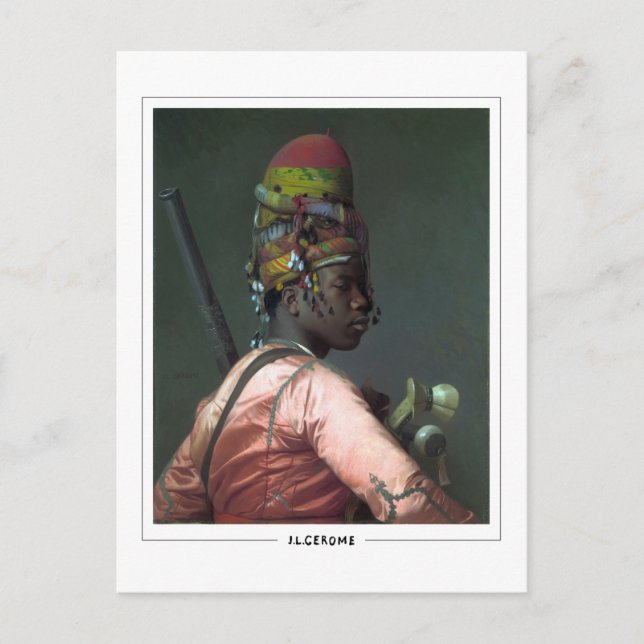 Jean-Léon Gérôme #91 - Finkonst Postkort Vykort (Framsida)