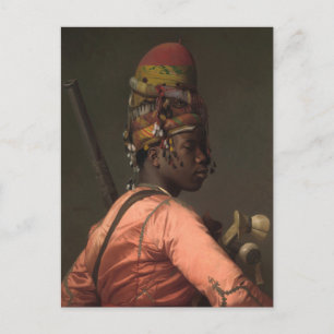 Jean-Leon Gerome Black Bashi-Bazouk circa 1869 Vykort