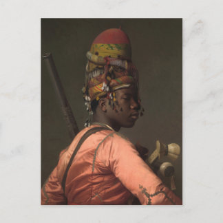 Jean-Leon Gerome Black Bashi-Bazouk circa 1869 Vykort