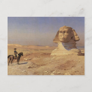 Jean-Leon Gerome- Bonaparte före Sphinx Vykort