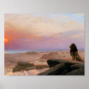 Jean-Leon Gerome - de två majestäterna Poster