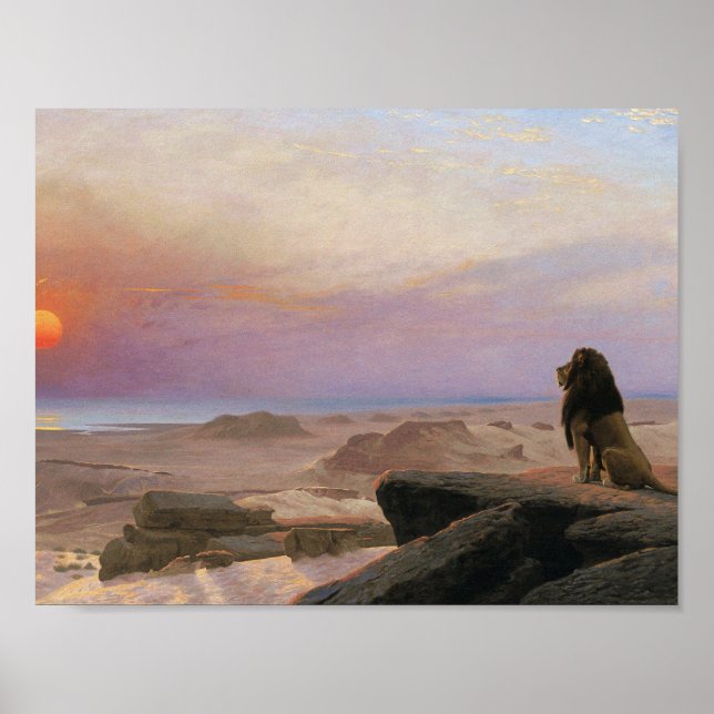 Jean-Leon Gerome - de två Majesties Poster (Framsidan)