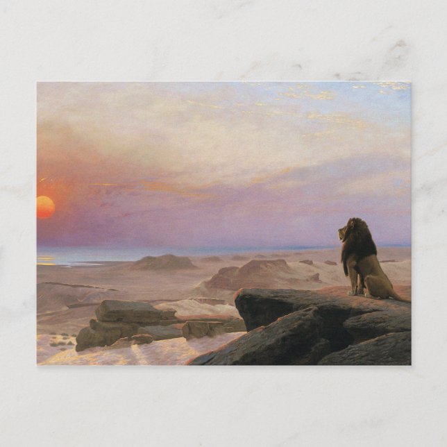 Jean-Leon Gerome - de två Majesties Vykort (Framsida)