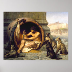 Jean-Léon Gérôme Diogenes - Philosophy Poster