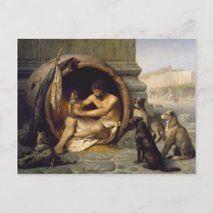 Jean-Leon Gerome-Diogenes Vykort
