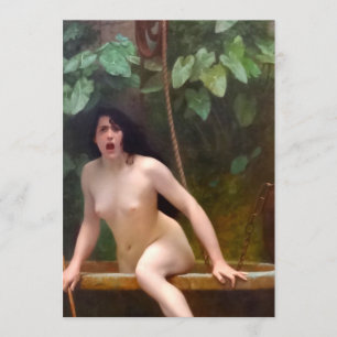 Jean-Leon Gerome kommer ut ur hennes brunn Inbjudningar