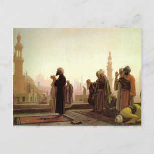 Jean-Leon Gerome-Prayer i Kairo Vykort