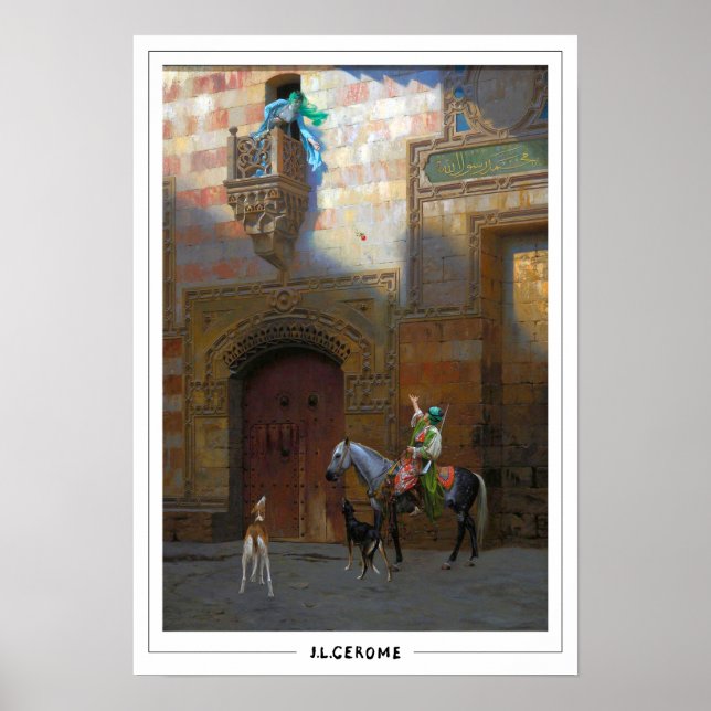 Jean-Léon Gérôme Zedign Art Poster #186 (Framsidan)