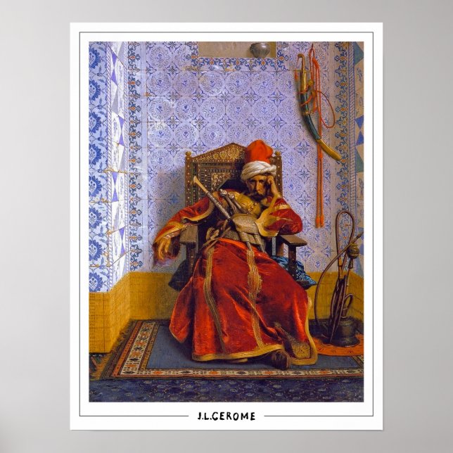 Jean-Léon Gérôme Zedign Art Poster #192 (Framsidan)