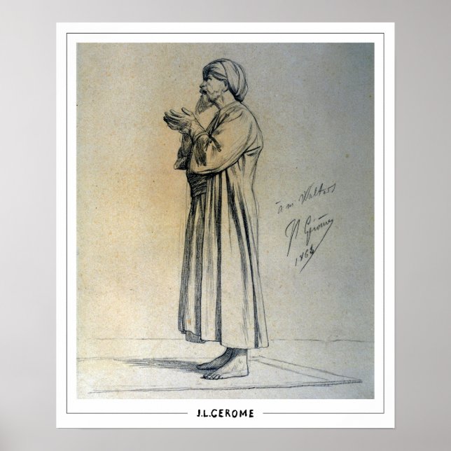 Jean-Léon Gérôme Zedign Art Poster #201 (Framsidan)