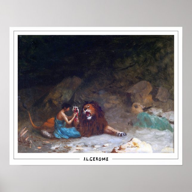Jean-Léon Gérôme Zedign Art Poster #220 (Framsidan)