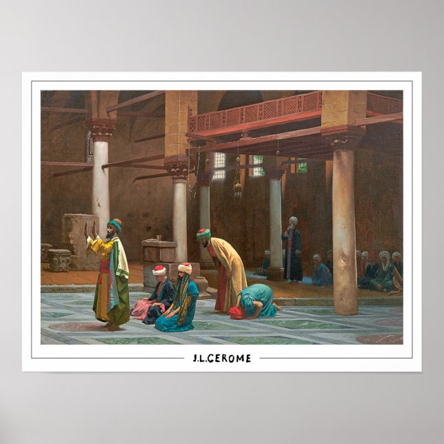 Jean-Léon Gérôme Zedign Art Poster #350 (Framsidan)