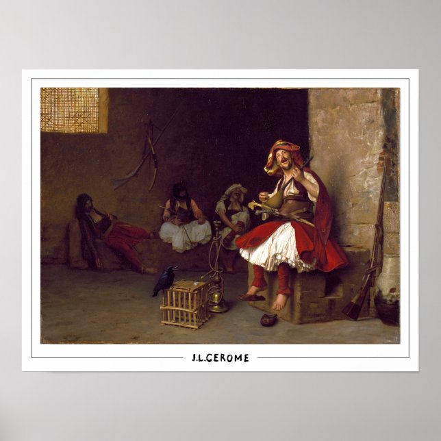 Jean-Léon Gérôme Zedign Art Poster #76 (Framsidan)