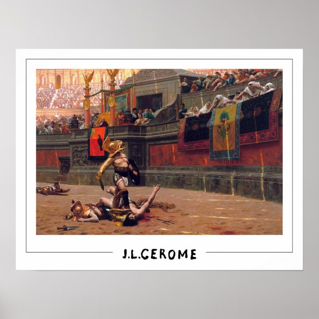 Jean-Léon Gérôme Zedign Art Poster #84 (Framsidan)