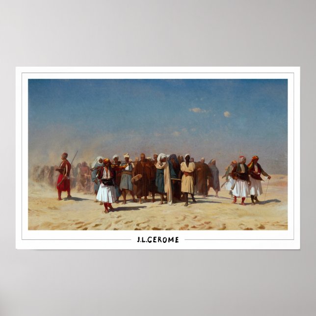 Jean-Léon Gérôme Zedign konstaffisch #106 Poster (Framsidan)