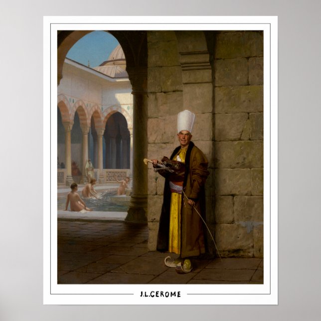 Jean-Léon Gérôme Zedign konstaffisch #114 Poster (Framsidan)