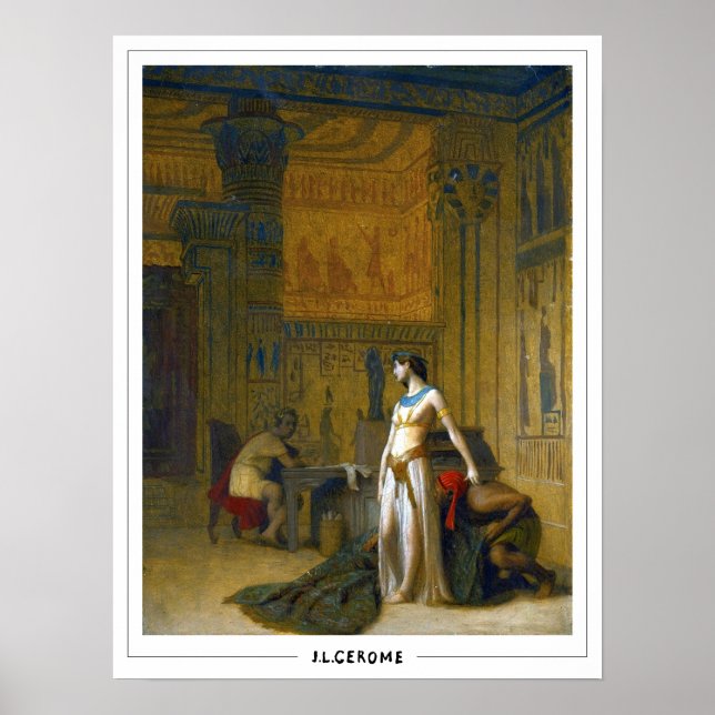 Jean-Léon Gérôme Zedign konstaffisch #198 Poster (Framsidan)