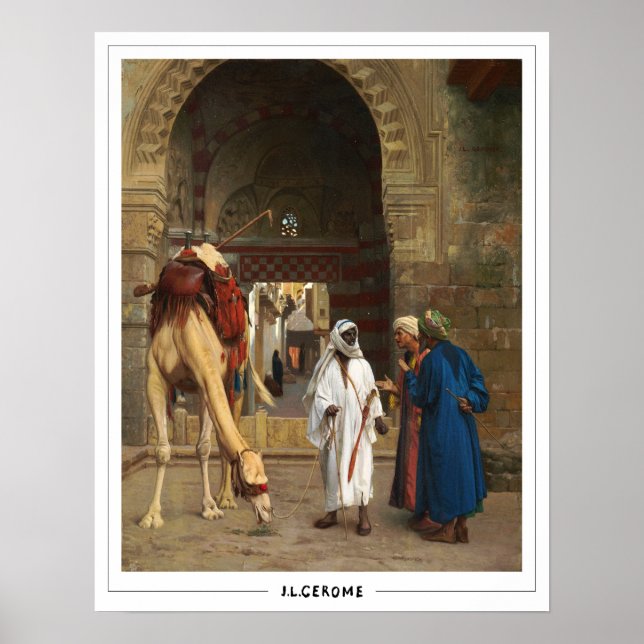 Jean-Léon Gérôme Zedign konstaffisch #216 Poster (Framsidan)