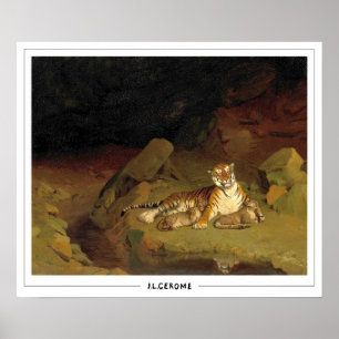 Jean-Léon Gérôme Zedign konstaffisch #218 Poster