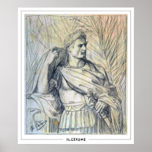 Jean-Léon Gérôme Zedign konstaffisch #252 Poster