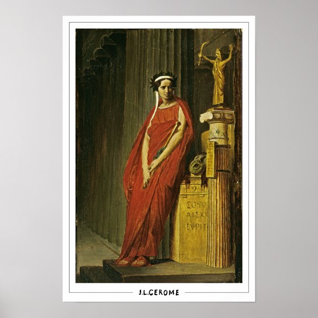 Jean-Léon Gérôme Zedign konstaffisch #272 Poster (Framsidan)