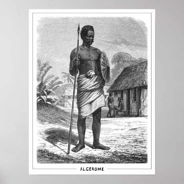 Jean-Léon Gérôme Zedign konstaffisch #354 Poster (Framsidan)