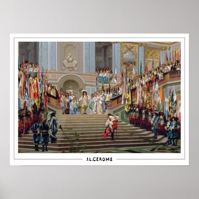 Jean-Léon Gérôme Zedign konstaffisch #42 Poster (Framsidan)