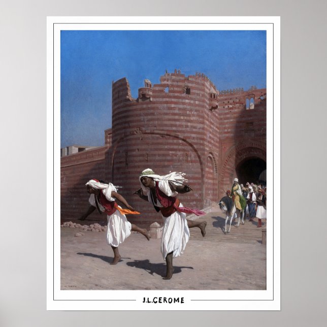 Jean-Léon Gérôme Zedign konstaffisch #66 Poster (Framsidan)