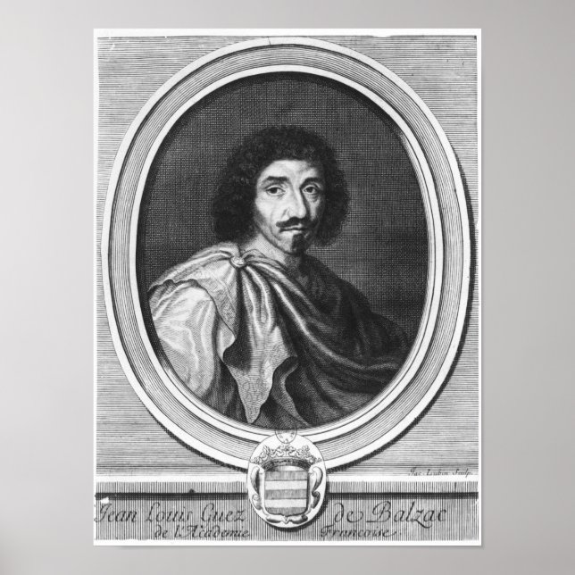 Jean Louis Guez de Balzac Poster (Framsidan)