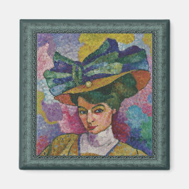 Jean Metzinger Woman i Hat Artwork Magnet