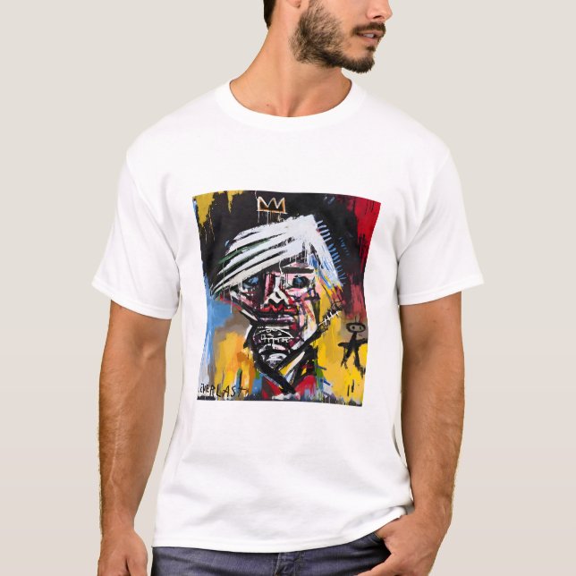 Jean Michel Basquiat art work T Shirt (Framsida)