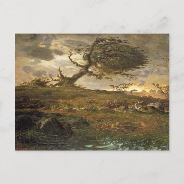 Jean Millet Painting Vykort (Framsida)