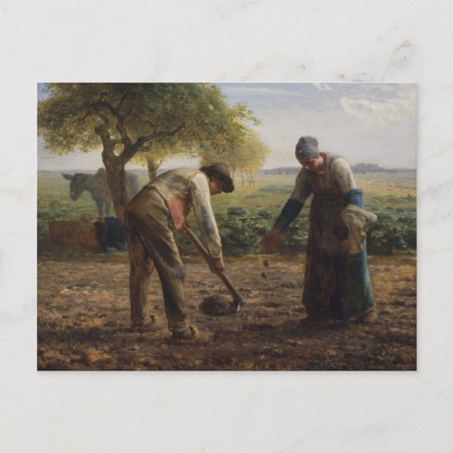 Jean Millet Painting Vykort (Framsida)