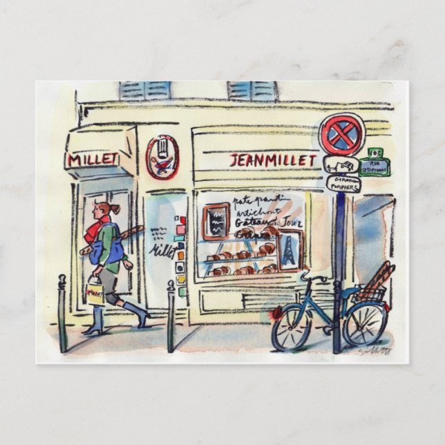 Jean Millet Patisserie Paris av Sång Gillott Vykort (Framsida)