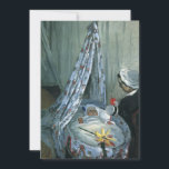 Jean Monet i Cradle av Claude Monet, Baby Shower Inbjudningar<br><div class="desc">Lätt att anpassa inbjudan till babydusch. Lägg bara till din info! Om du vill göra ändringar klickar du bara på "anpassa det". Jean Monet i sin Cradle (1867) av Claude Monet är en vintage imponerande bra konsthamn porträtt-målning. Konstnärens son i vaggan med mor eller barnsköterskan tittar på honom medan han...</div>