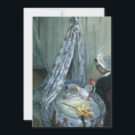 Jean Monet i hans vagga av Claude Monet Inbjudan<br><div class="desc">Jean Monet i sin Cradle (1867) av Claude Monet är en vintage imponerande bra konsthamn porträtt-målning. Konstnärens son som baby sover i vaggan. Hans mor eller förmyndare tittar på honom medan han sover i sitt rum på daghemmet. Om konstnären: Claude Monet (1840-1926) var en av grundarna av den Fransk målningsrörelsen...</div>