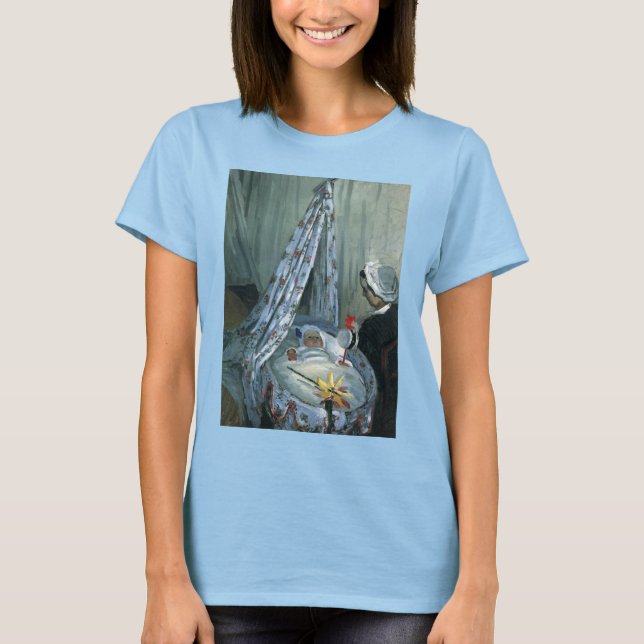 Jean Monet i sin vagga av Claude Monet Tee (Framsida)