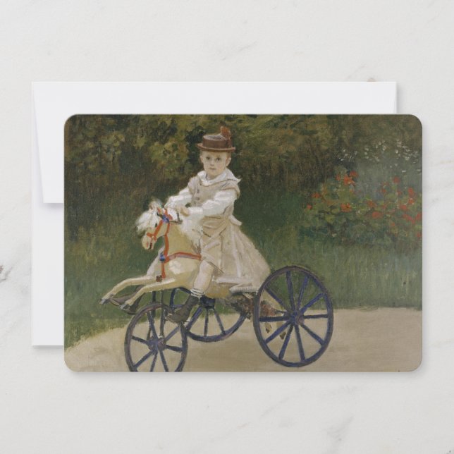 Jean Monet på sin käpphäst Inbjudningar (Framsida)