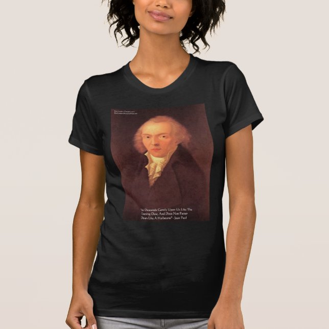 Jean Paul "Joy" Wisdom Citatpresenter & T-shirts (Framsida)
