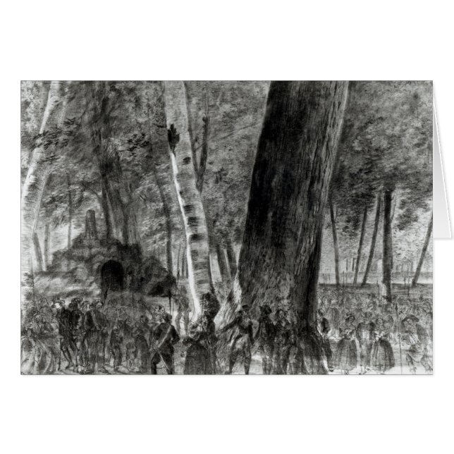 Jean Paul Marat Hälsningskort (Framsidan Horizontal)