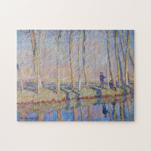 Jean-Pierre Hoschedé och Michel Monet Fine Art Pussel (Horisontell)